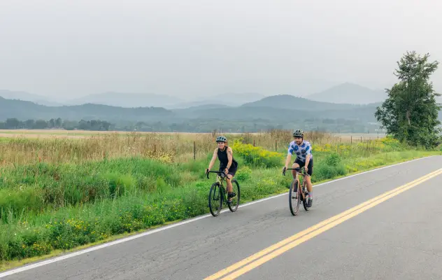 Road cycling in the Lake Champlain Region.