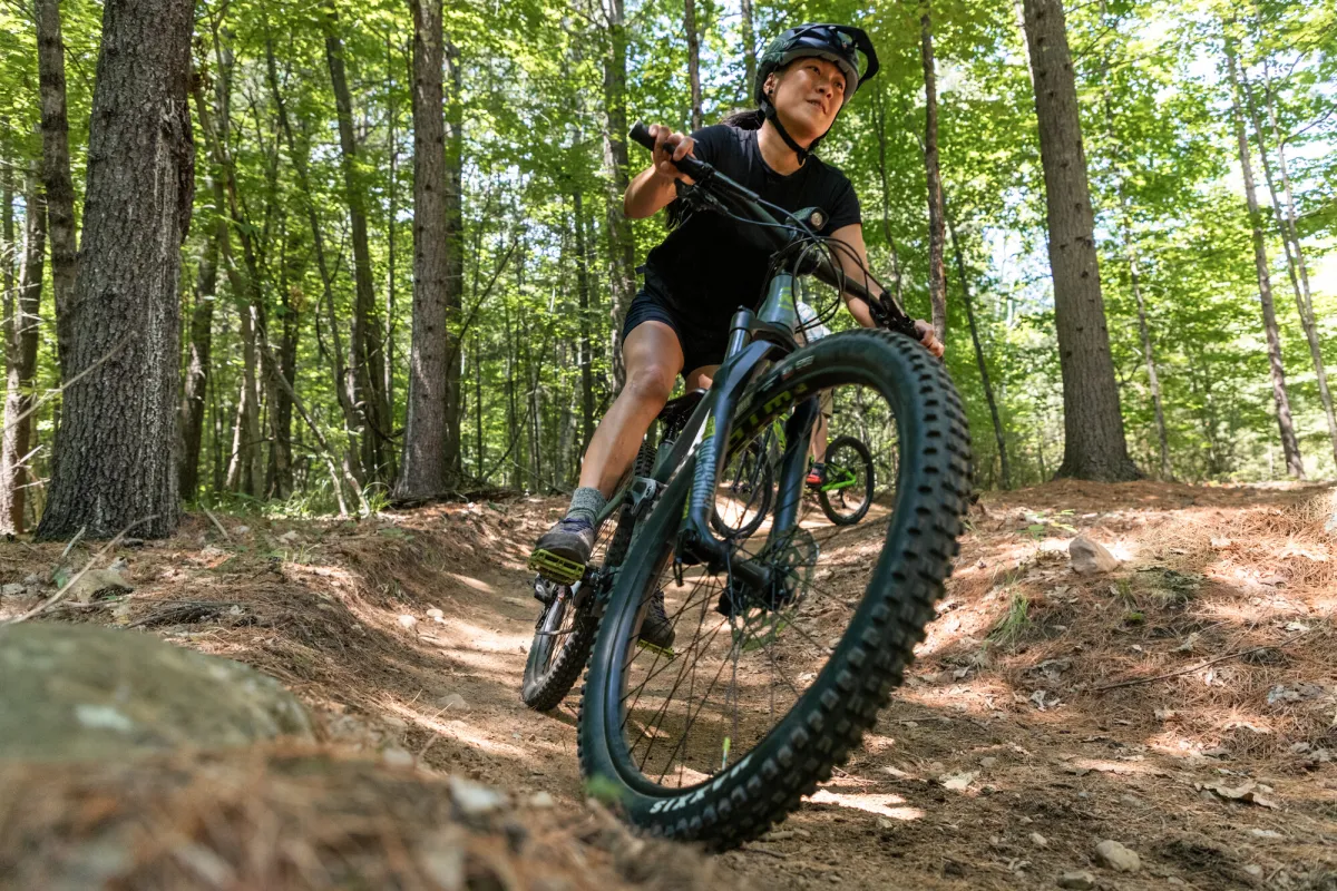 Mountain biking in Wilmington.