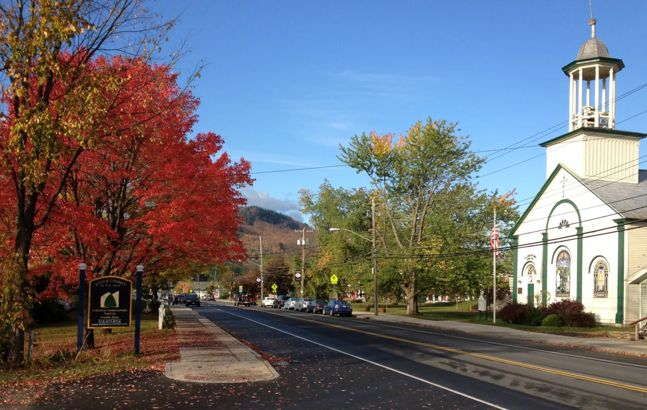 Elizabethtown in the fall.