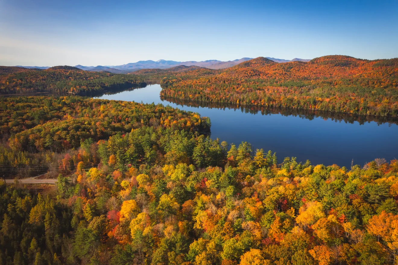 Views from Poke-O-Moonshine in the fall.