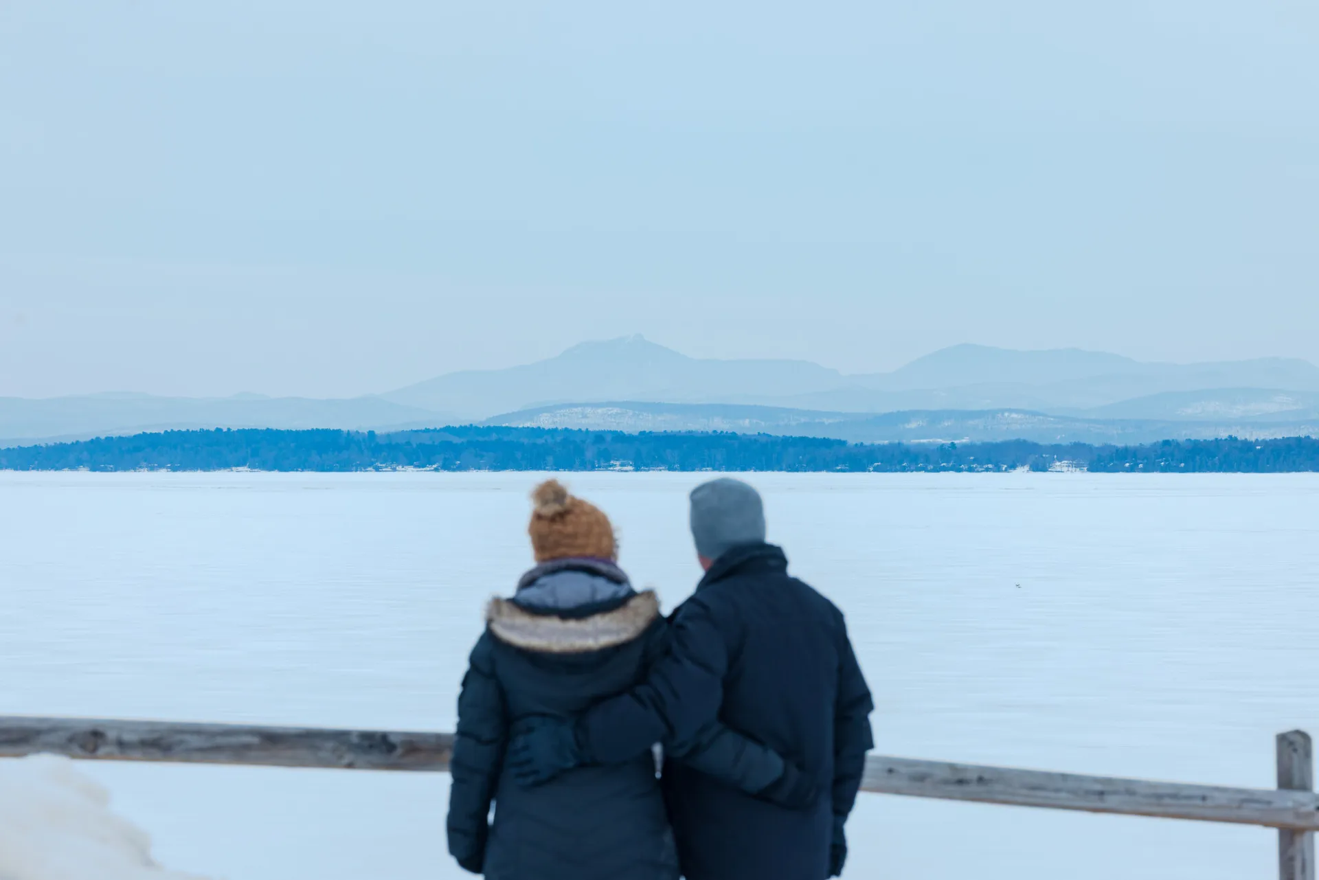 Westport in the winter.