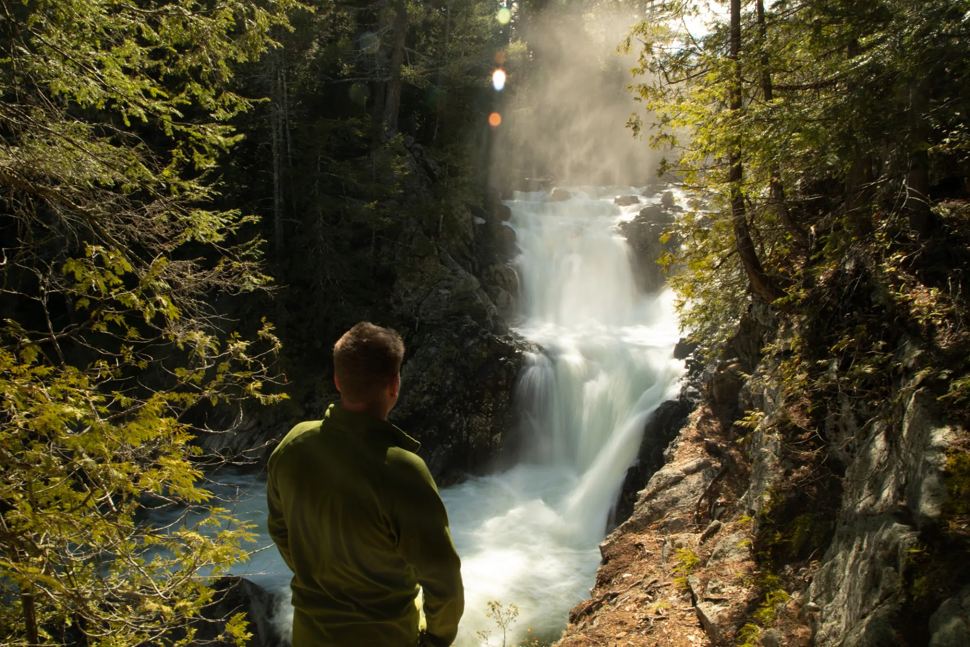 A waterfall in the Adirondacks.