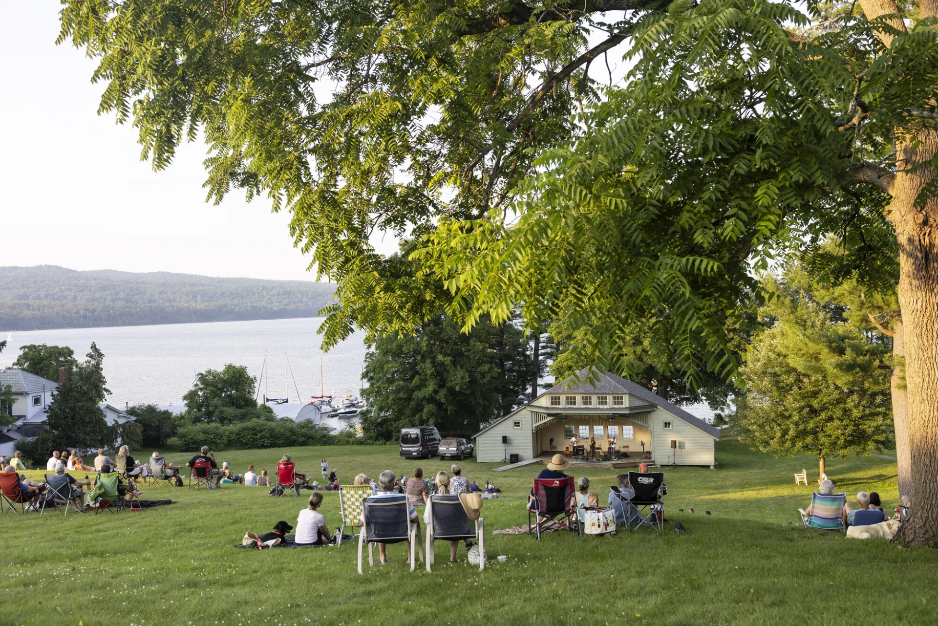 Ballard Park in the Lake Champlain Region.