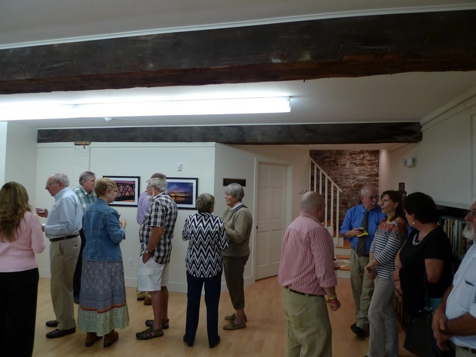 people in gallery