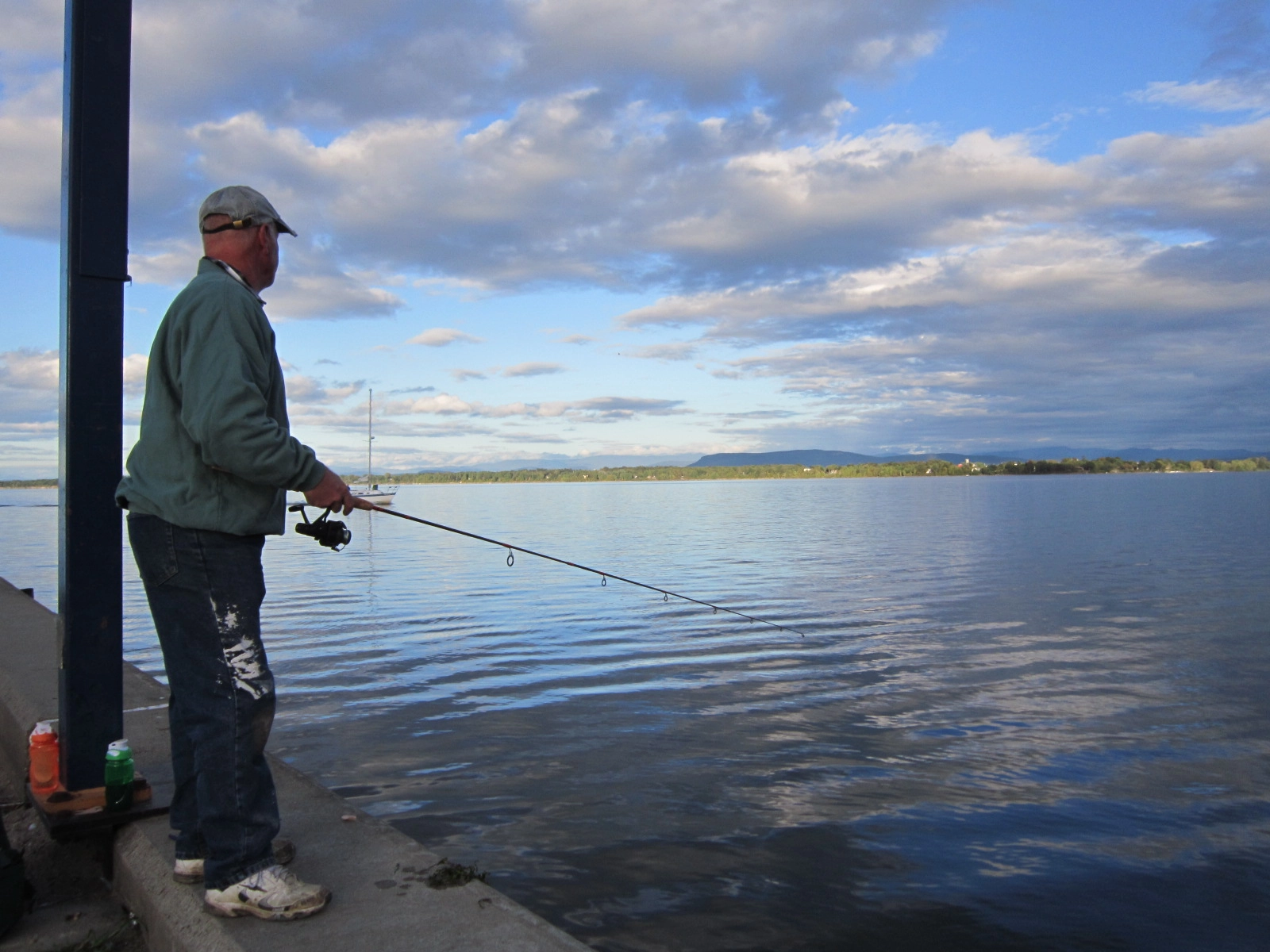 Person fishing