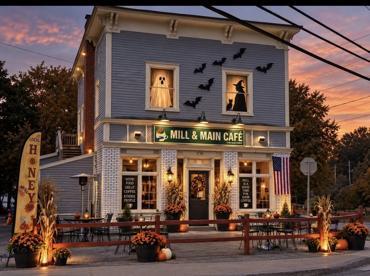 Mill & Main dressed up for Halloween