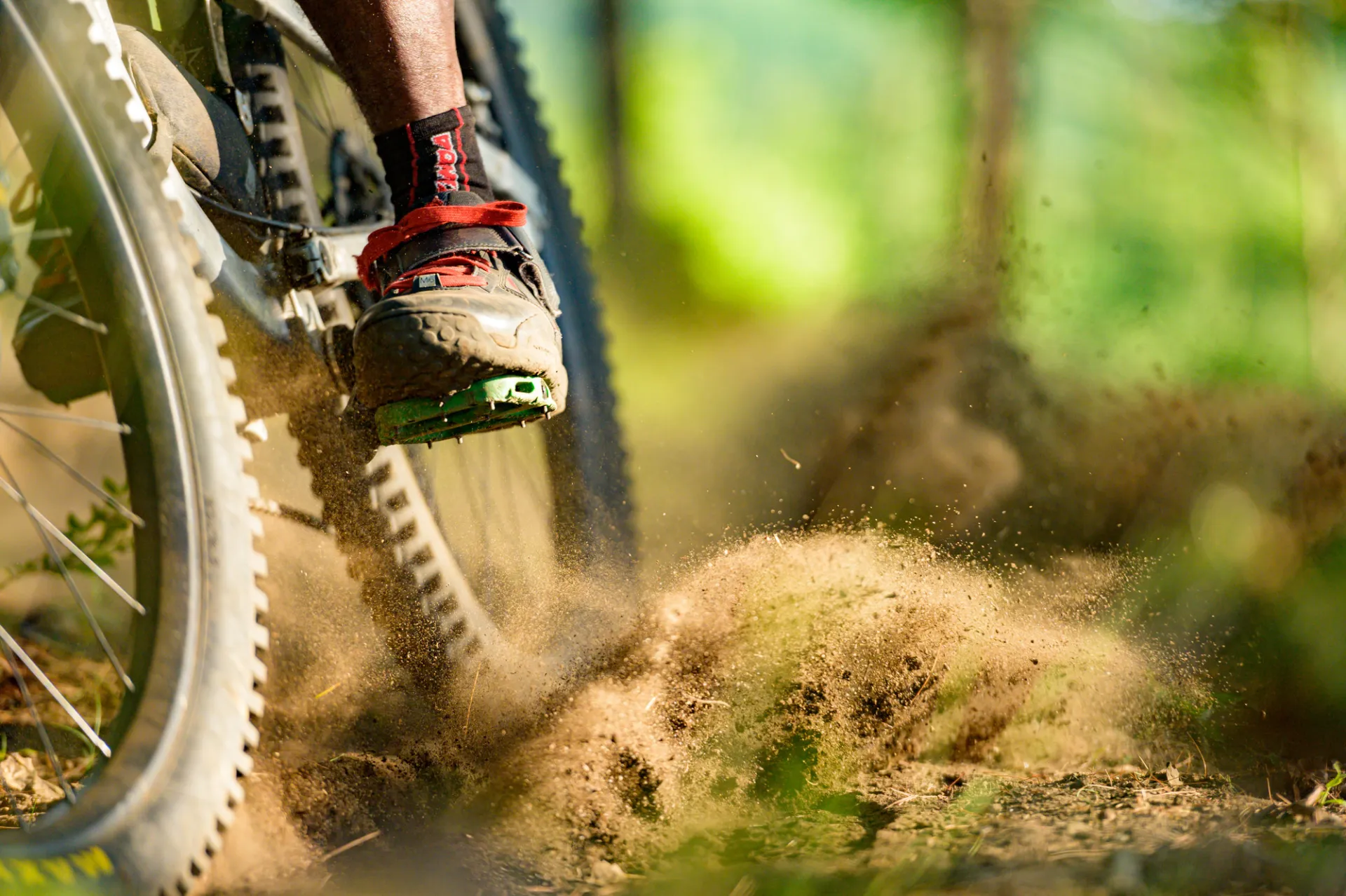 Mountain biking in the Lake Champlain Region.