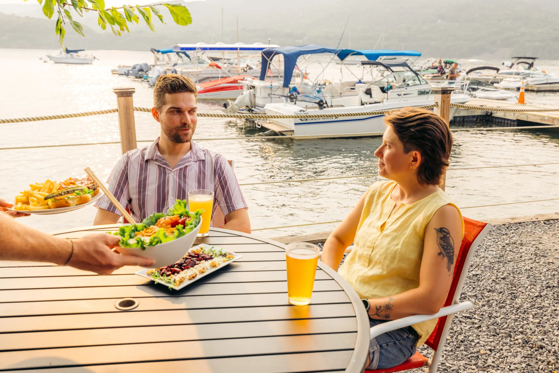 Dining in Willsboro.