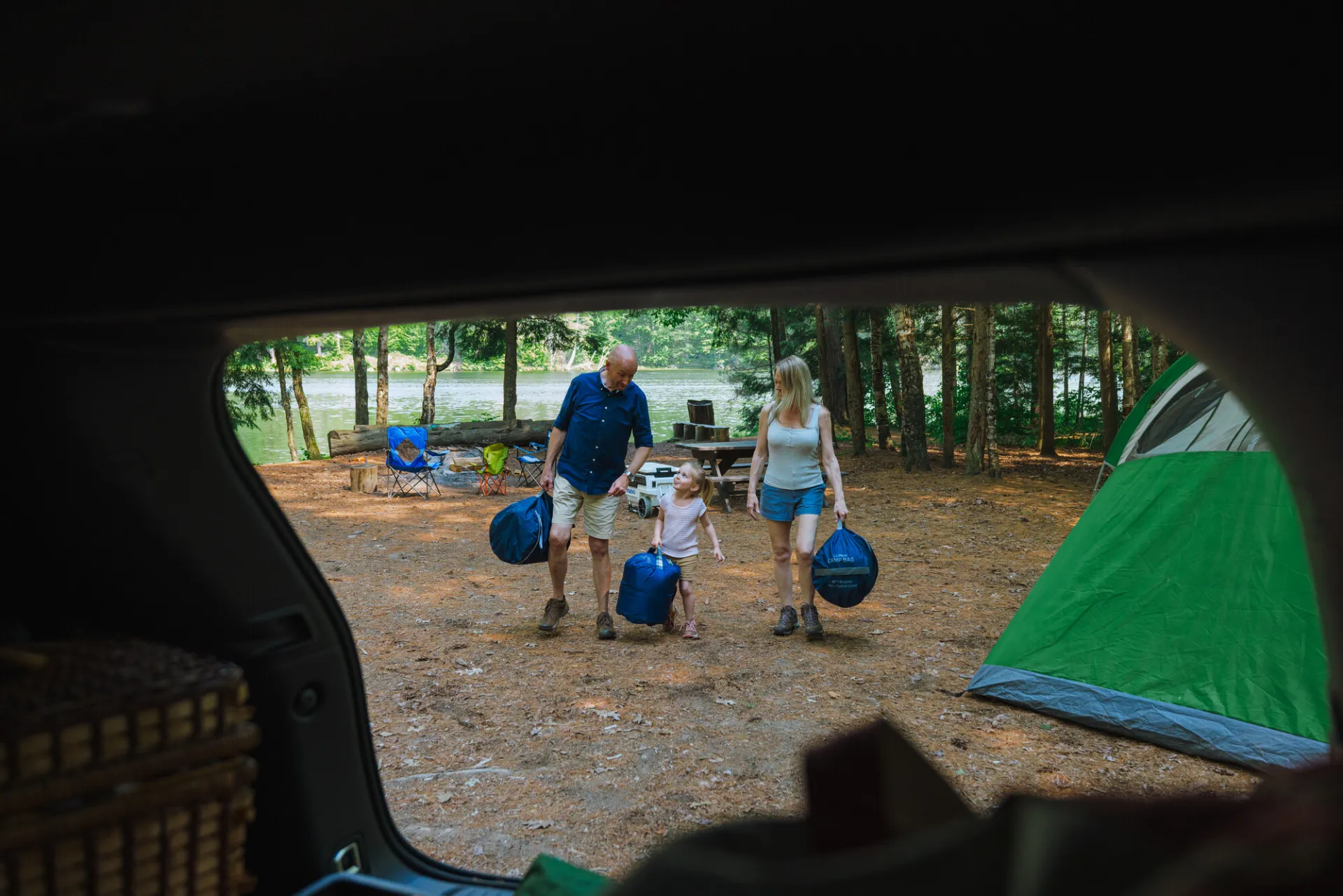 Camping in the Lake Champlain Region.