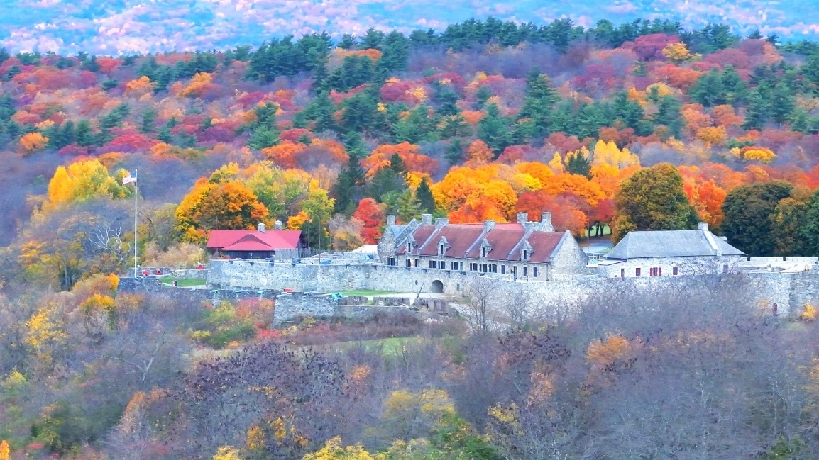 Fort Ticonderoga in autumn