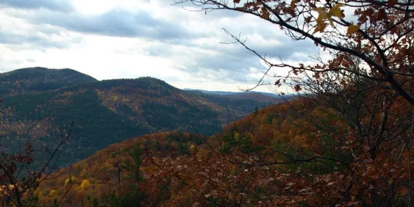 Fall is a great time for hiking and adds color to the views.