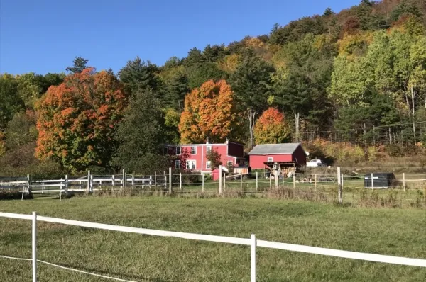 image of farm buildings