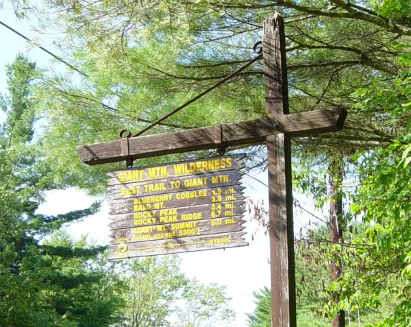 Look for the trailhead sign for parking and distance. Be sure to sign the trail register!