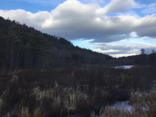 These mountains in the Hammond Pond Wild Forest signal North Hudson is getting close.