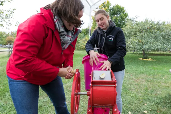 At harvest time, find an Adirondack apple event.