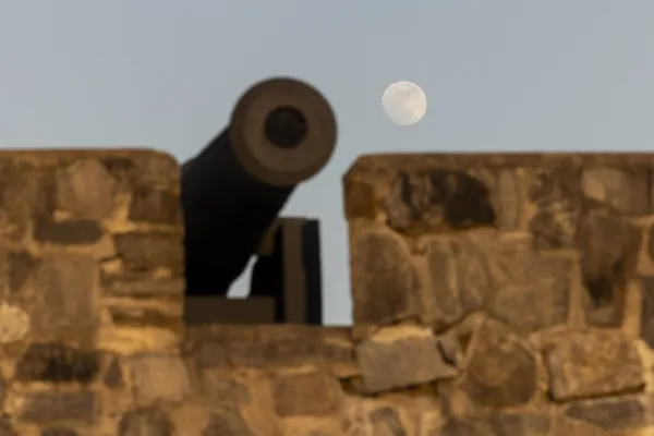 A historic war cannon.