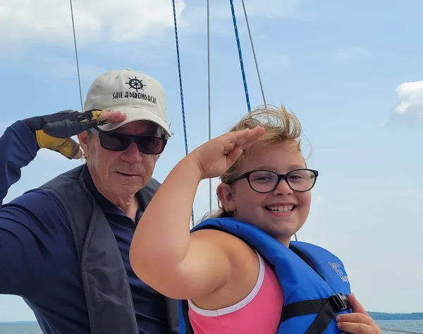 People sailing