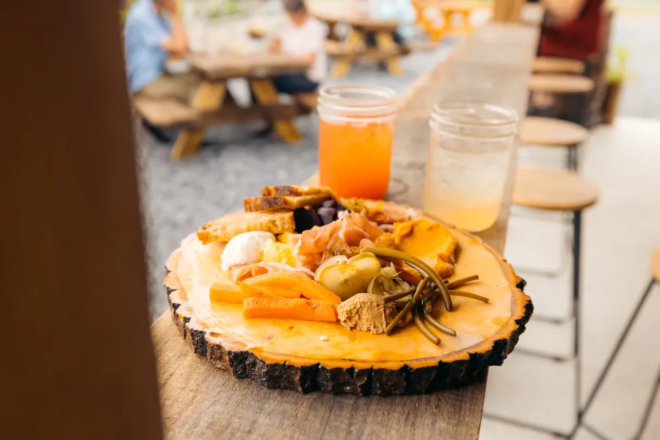 food on a tree