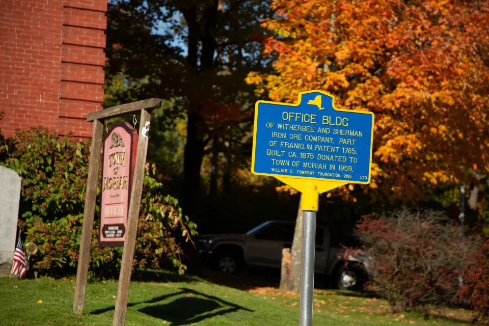 Historical signage in Essex.